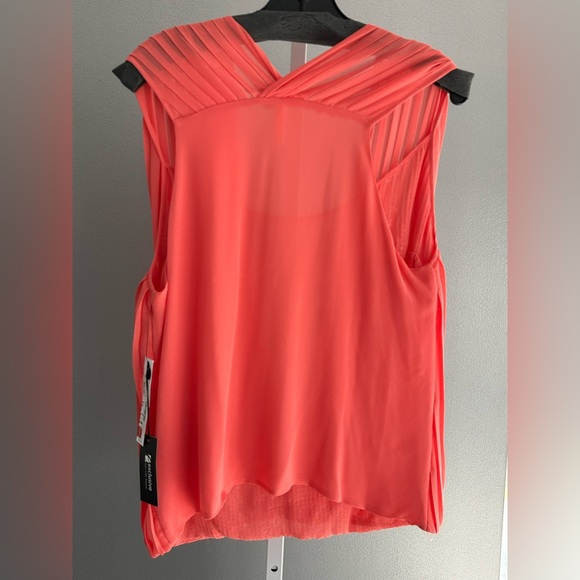 NWT Large cantaloupe sequin, blouse, robbi & nikki - Picture 2 of 2